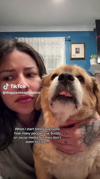 He’s a famous dog in town now 🥳🥰