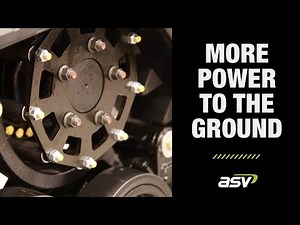 The Industry’s Only Internal Positive Drive: ASV Compact Track Loaders