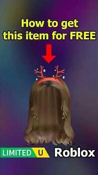 FREE UGC LIMITED - HOW TO GET UGC Holiday Girl Brown Hair in Medal hub #roblox #freeugc #ugc