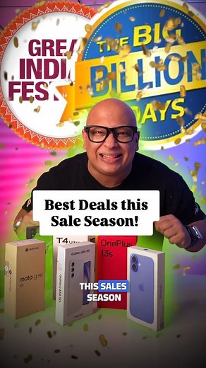 TechWiser on Instagram: "Best Deals this Big Billion Day and Great Indian Festive Sale. Amazon and Flipkart is going to be lit. Comment "Deals" and we'll send you the link for all the best Deals. #android #smartphone #amazon #flipkart #iphone #samsung #instagram #windows #apple"