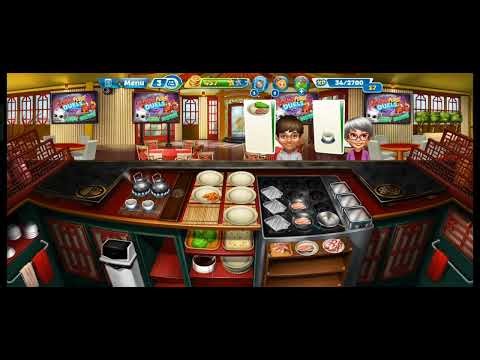 I played Cooking Fever's chinese restaurant until I got 3 starts in level 14