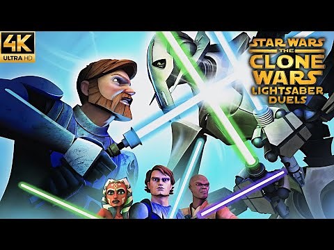 Star Wars The Clone Wars: Lightsaber Duels - Full Game Longplay (4K 60FPS)