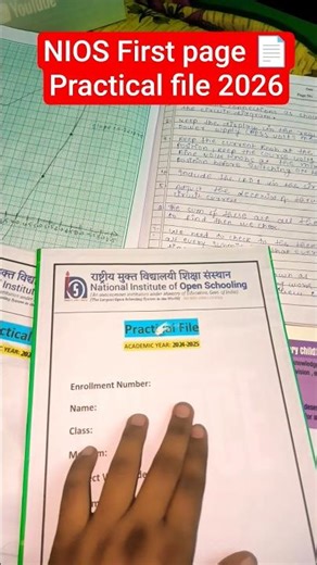 NIOS Practical Exam 2025-26 | File Delivery Service | #nios #practical #tma #shorts