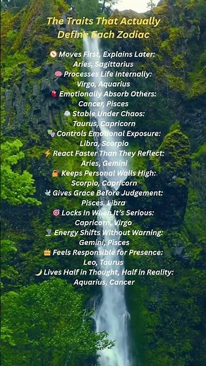 The Traits That Actually Define Each Zodiac #astrology #love #whatscomingupinlovelife #birthsigns