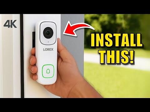 How to Install Lorex 4K Video Doorbell (Wired Setup + Chime Kit)