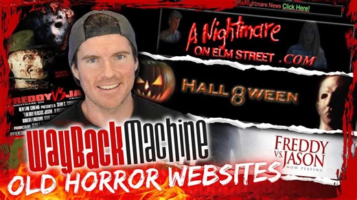 Visiting old horror websites on the Wayback Machine