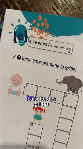 Fichier enfant - mots fléchés CP pour travailler le vocabulaire et l'orthographe - #ief #cycle2