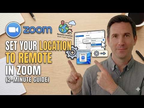 Set Your Location to Remote in Zoom (2-Minute Guide)
