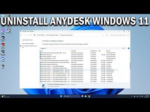 How To Completely Uninstall AnyDesk From Windows 11 - Easy Fix