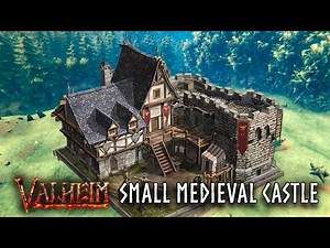 Valheim Small medieval castle base (Compact Base Build Series part 1)