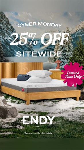 Shop our BIGGEST sitewide sale of the year. Everything you need for better sleep, up to 25% off! ✨Canada’s Best Mattress ✨Cozy Bedding ✨Supportive Pillows, and more! Don't miss out! | Endy