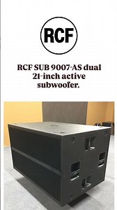RCF SUB 9007-AS dual 21-inch active subwoofer. 5000 Watt RMS #rcf #automobile #shorts #dj