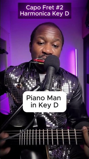 How to play Piano Man — one-person-band style (Key D)