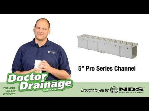 Introducing the NDS 5 in. Pro Series Channel Drain | NDS Drainage Systems