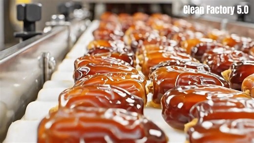 Inside Factory | Inside the Date Plant: Hypnotic 250,000 LB Medjool Date Process #insidethefactory​ #foodprocessing​ #cleanfactory #factory​ #foodfactory​ #IndustrialMachines Part 22 | Wucchaff