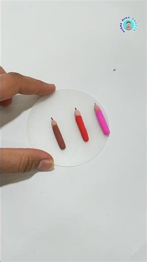 Mini Clay Lip Pencil ✏️ | Handmade Makeup Art