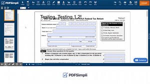Adding Text To PDFs @ PDFSimpli.com - Also Learn How to Change the Font Size & Color