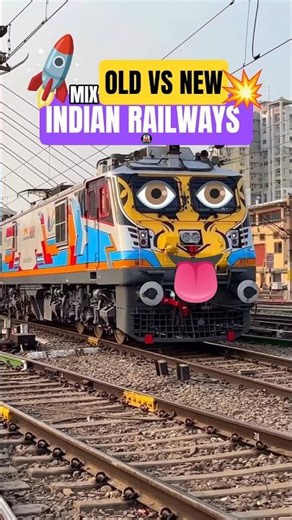 OLD VS NEW Train Mega Mix💥 #shorts #train #viral #trending