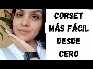 ✅¿CÓMO hacer el CORSET más fácil del mundo? | PATRONAJE, corte y CONFECCIÓN de Bustier desde cero.