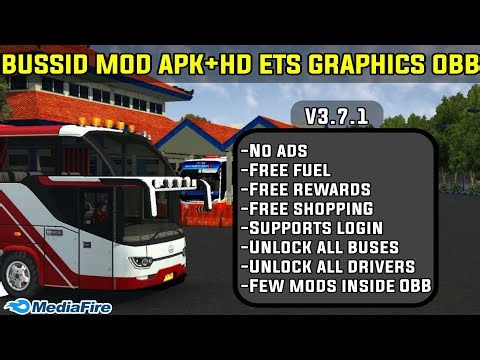 BUSSID MOD APP + HD ETS GRAPHICS OBB v3.7.1/ check video description👇