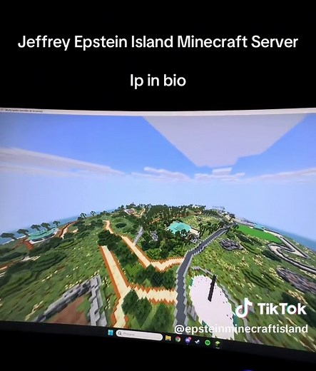 Exploring Jeffrey Epstein Island in Minecraft