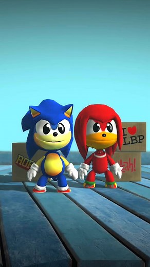 Sonic & Knuckles transform #littlebigplanet #lbp #foryou #foryoupage #fyp