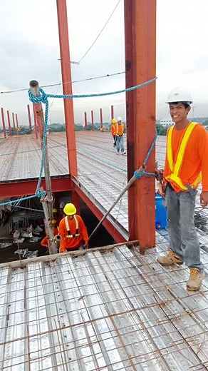 Construction Workers at a Busy Site: Safety in Action