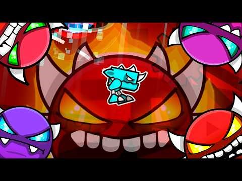 Beating The Easiest and Hardest of EACH DEMON DIFFICULTY!