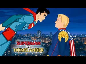 Superman vs Homelander Ultimate Showdown | 2D Animated Fight | Drawing Cartoons 2 | HN Animation