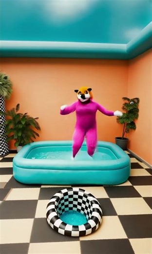 Fluffy’s Absurd Jump With Friends — So Funny!