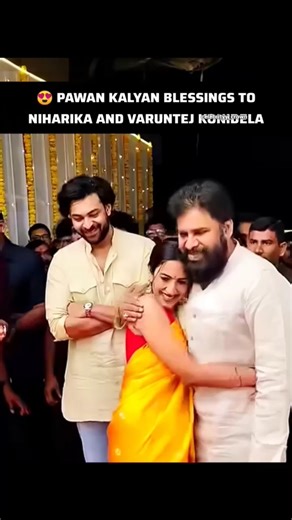 Pawan Kalyan attended in Niharika,Varuntej's new project #pawankalyan #pspk #celebrityycrown #shorts