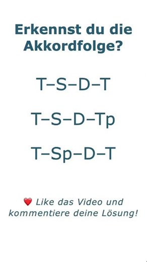 Die große Kadenz-Frage 🎶 T, S, D oder Tp? Die Challenge!