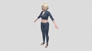 Halena Female 3 d character - Download Free 3D model by Mesh Artech (@meshatrech)