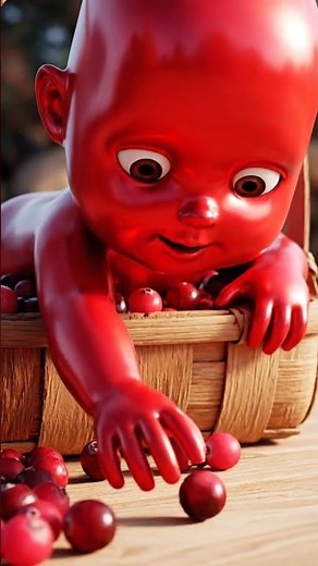 Baby Red Grapes 🍇❤️ | Cutest Little Grape Animation Short