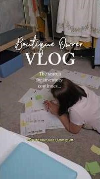 boutique owner inventory search process