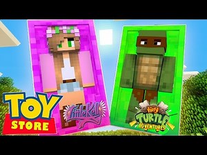 Minecraft Toy Store - WE ARE TURNED INTO TOYS!