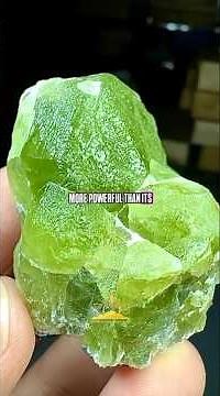 Peridot — the gem of sunlight 🌿✨