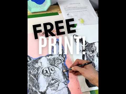 Pet Portrait Drawing - Full Video