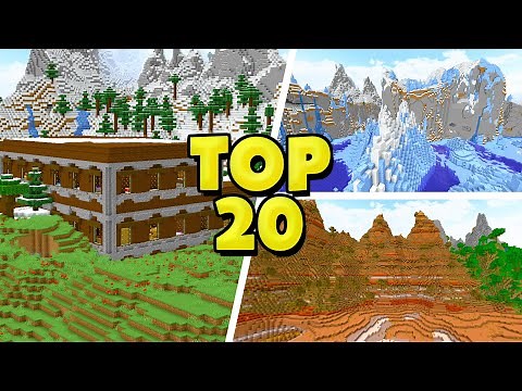 Top 20 INCREDIBLE Minecraft Mountain Seeds! (Best Minecraft 1.18 Seeds)