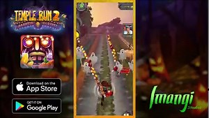 Trick or Treat!!!🎃🦇 Temple Run 2 is hosting a carnival filled with haunted delights for all! It is time to run through the countryside and take a fair ride or two in these spooky surroundings. This new Haunted Harvest map awaits only the most fearless of adventurers. -Explore the all new action-packed Haunted Harvest Map -2 new Characters and 3 new Pets aching for adventure -Are Guy and Scarlett pretending to be the Demon Monkey? Watch Out!! -Collect new Artifact sets and the Hats that come wi