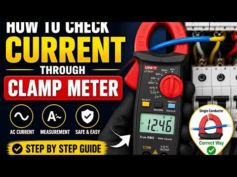 How to Use a Clamp Meter | Complete Beginner's Guide | Measure Current, Voltage @buildiot