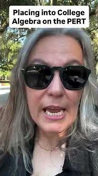 Testing into College Algebra on the PERT or Accuplacer - Dos and Don’ts #dualenrollment #florida