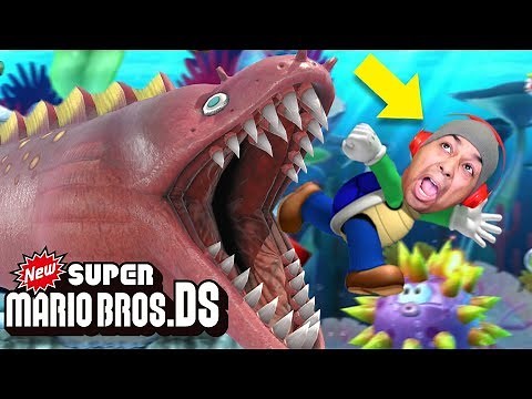 THIS MONSTER LOOKS LIKE A GIANT DIUGH WITH TEETH.. [NEW SUPER MARIO BROS. DS] [#05]