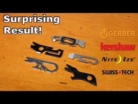 Keychain EDC Multi-Tools - Gerber vs Kershaw vs Night Ize vs Swiss Tech - Review and Comparison