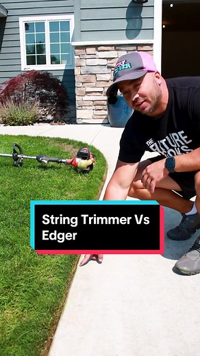 Which Tool Rules Your Grass? String Trimmer or Edger. #lawnmower #lawn #lawncare #tools #lawncarelife #tooltok #tools #LawnCareTips #lawnpro #landscaping #diylawncare #fyp #foryou #viral #lawntools