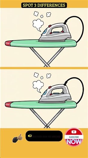 Spot 3 Differences #190 #brainflexarena #spotthedifferencegame #logicpuzzles