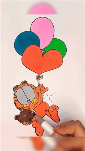 Coloring Garfield | Garfield Cat | Coloring page