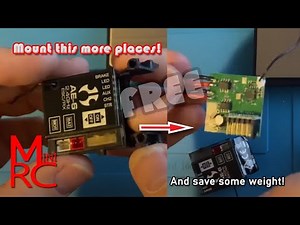 SCX24 - De-Casing the Stock Receiver / ESC - Free Mod! It's Easy to Decase your ESC!