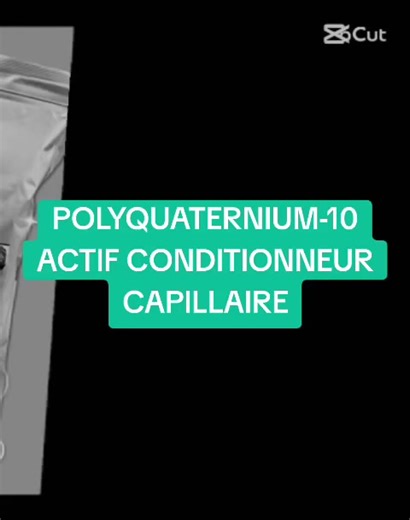 Le Polyquaternium-10 est un polymère cationique dérivé de la cellulose, principalement utilisé comme agent conditionneur et antistatique dans les soins capillaires (shampooings, après-shampooings) et la peau. Il lisse la cuticule, facilite le démêlage, réduit les frisottis et forme un film protecteur. Il est souvent une alternative aux silicones. Principales caractéristiques et utilisations : Action Capillaire : Ses charges positives se fixent aux charges négatives des cheveux endommagés, apport