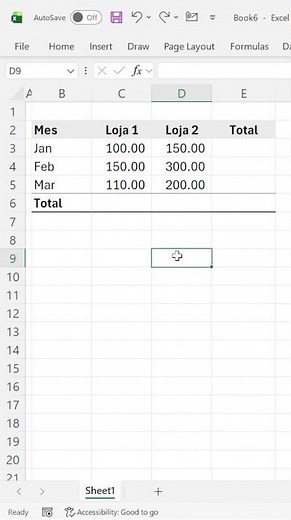 Learn how to perform automatic sums in Excel.